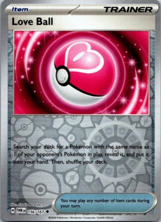 Love Ball 156/167 Twilight Masquerade (Reverse Holo) (NM-Exc Condition)
