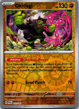 Okidogi 111/167 Twilight Masquerade (Reverse Holo) (NM-Exc Condition)