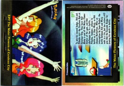 The Water Flowers of Cerulean City EP1 - TOPPS Animation Series (Holo Foil) (P Condition)