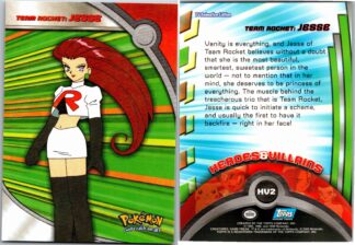 Team Rocket: Jesse - Topps Heroes & Villains (LP Condition)