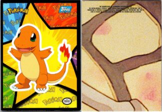 Charmander - Topps The First Movie (Sticker Card) (LP Condition)