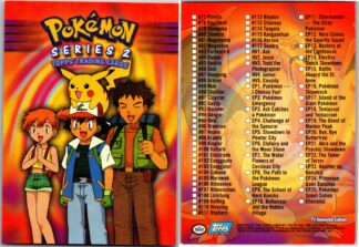 Series 2 Checklist - TOPPS Animation Series (LP Condition)