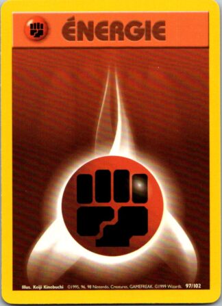 Fighting Energie (Fighting Energy) 97/102 FRENCH Base Set (Exc Condition)