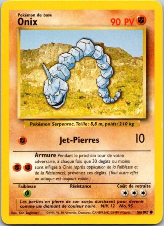 Onix (Onix) 56/102 FRENCH Base Set (LP Condition)