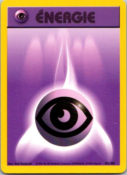 Psychic Energie (Psychic Energy) 101/102 FRENCH Base Set (Exc Condition)