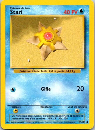 Stari (Staryu) 65/102 FRENCH Base Set (LP Condition)
