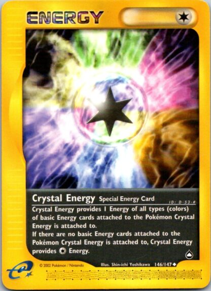 Crystal Energy 146/147 Aquapolis (Uncommon) (P Condition)