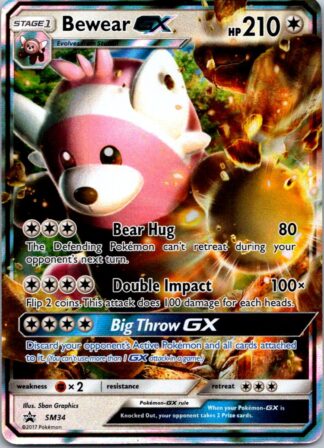 Bewear GX SM34 Promo (Ultra Rare) (Exc Condition)