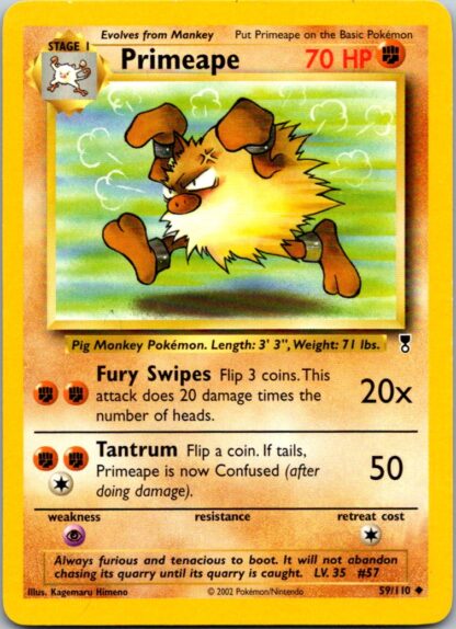Primeape 59/110 Legendary Collection (Uncommon) (Unlimited Played Condition)
