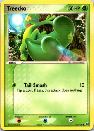 Treecko 70/106 EX Emerald (Common) (Exc Condition)
