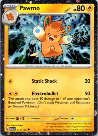Pawmo 75/193 Paldea Evolved (Holo Promo) (NM-Exc Condition)
