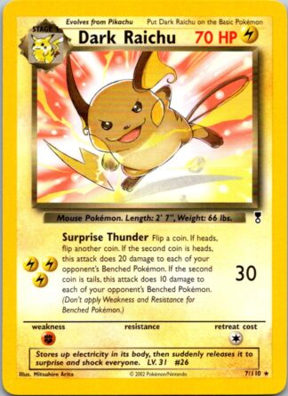 Dark Raichu 7/110 Legendary Collection (Theme Deck Rare) (LP Condition)