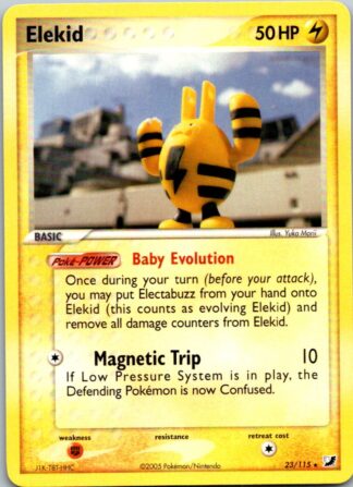 Elekid 23/115 Ex Unseen Forces (Rare) (Exc Condition)