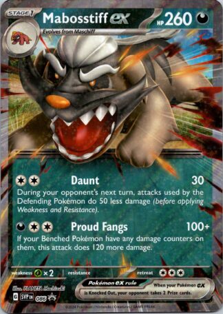 *OVERSIZED* Mabosstiff ex SVP086 Jumbo Card Promo (Exc Condition)