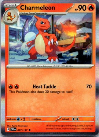 Charmeleon 27/197 Obsidian Flames (Holo Promo) (NM-Exc Cond)