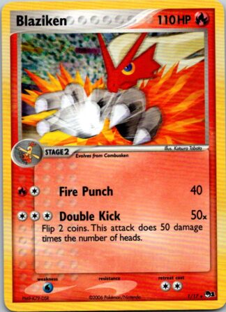 Blaziken 1/17 Pop Series 1 (Holo) (LP Condition)