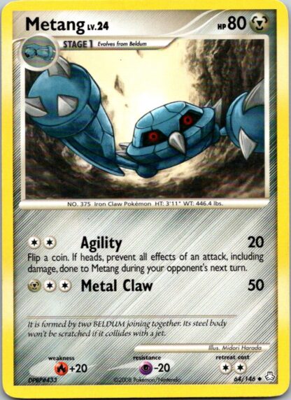Metang 64/146 Legends Awakened (Uncommon) (P Condition)