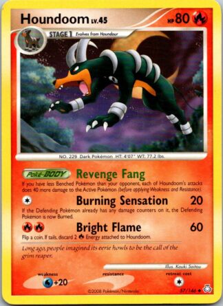 Houndoom 57/146 Legends Awakened (Uncommon) (P Condition)