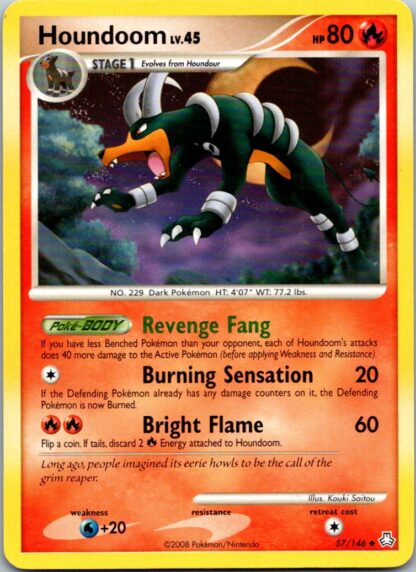 Houndoom 57/146 Legends Awakened (Uncommon) (P Condition)