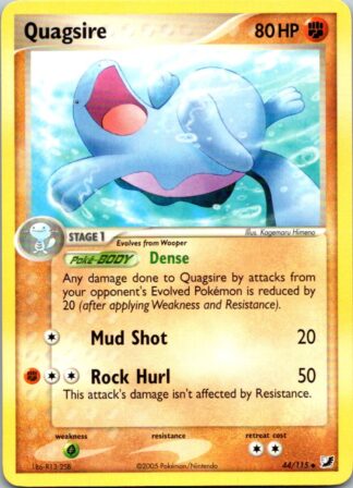 Quagsire 44/115 EX Unseen Forces (Uncommon) (Exc Condition)
