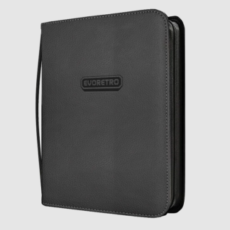 EvoRetro Toploader Binder 3x3 Black - Holds up to 216 cards