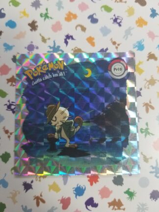 Meowth PR10 Prism Artbox Sticker