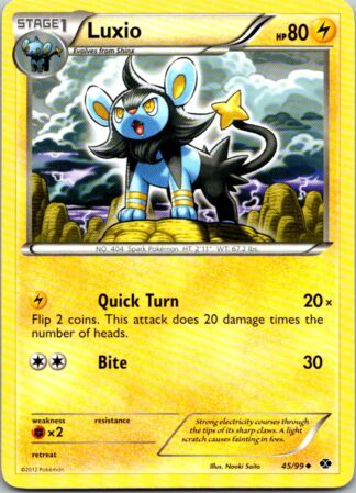 Luxio 45/99 Next Destinies (Uncommon) (LP Condition)
