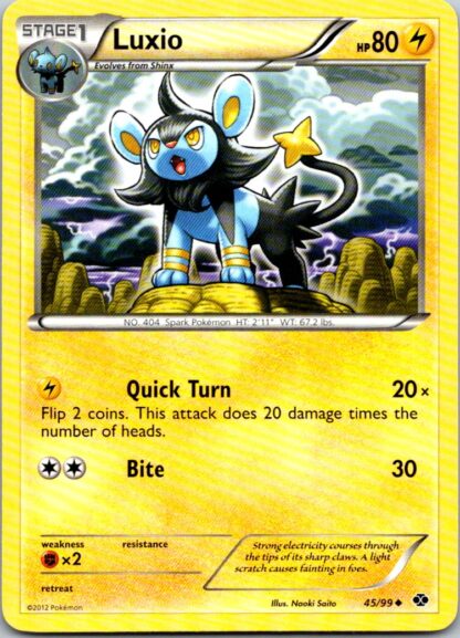 Luxio 45/99 Next Destinies (Uncommon) (LP Condition)