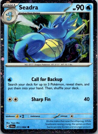 Seadra 11/064 Shrouded Fable (Galaxy Holo Promo) (NM-Exc Cond)