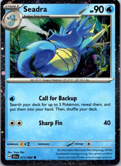 Seadra 11/064 Shrouded Fable (Galaxy Holo Promo) (NM-Exc Cond)