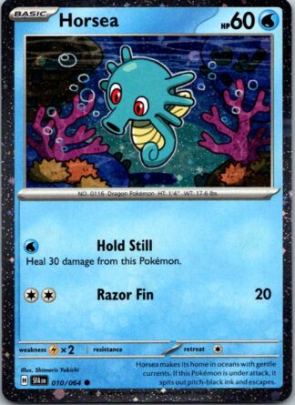 Horsea 10/064 Shrouded Fable (Galaxy Holo Promo) (NM-Exc Cond)