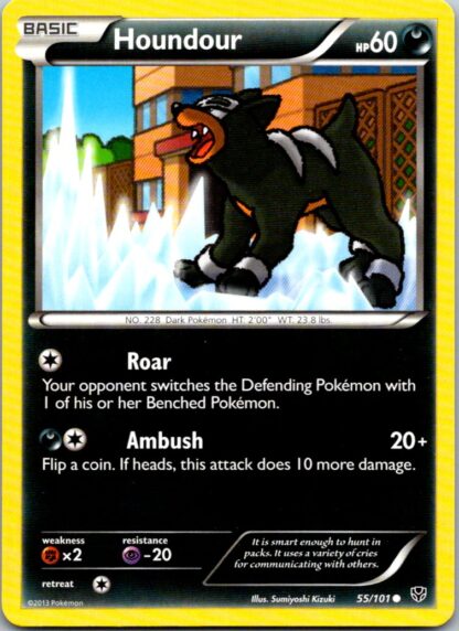 Houndour 55/101 Plasma Blast (Common) (LP Condition)