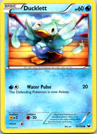 Ducklett 35/108 Dark Explorers (Common) (LP Condition)
