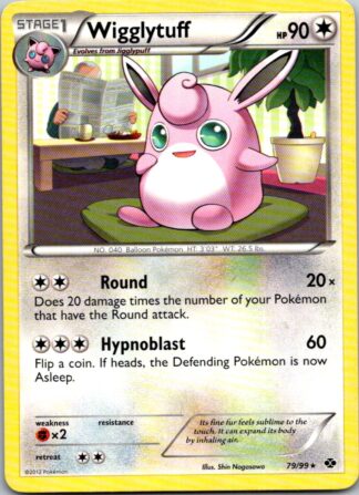 Wigglytuff 79/99 Next Destinies (Rare) (LP Condition)