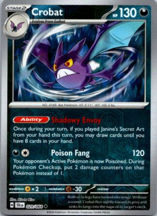 Crobat 29/064 Shrouded Fable (Reverse Holo) (NM-Exc Cond)