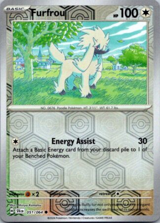 Furfrou 51/064 Shrouded Fable (Reverse Holo) (NM-Exc Cond)
