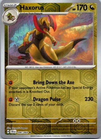 Haxorus 46/064 Shrouded Fable (Reverse Holo) (NM-Exc Cond)