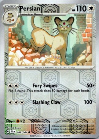 Persian 49/064 Shrouded Fable (Reverse Holo) (NM-Exc Cond)