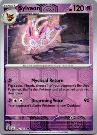 Sylveon 22/064 Shrouded Fable (Reverse Holo) (NM-Exc Cond)