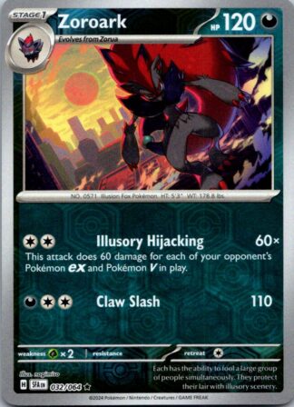 Zoroark 32/064 Shrouded Fable (Reverse Holo) (NM-Exc Cond)