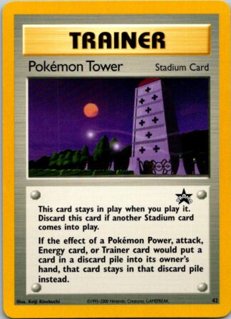 Pokemon Tower 42 Black Star Promo (LP Condition)
