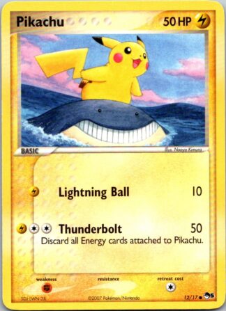 Pikachu 12/17 Pop Series 5 (Common Non-Holo) (Exc Condition)