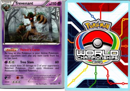 Trevenant 55/146 XY Base World Championship 2014 (Exc Condition)