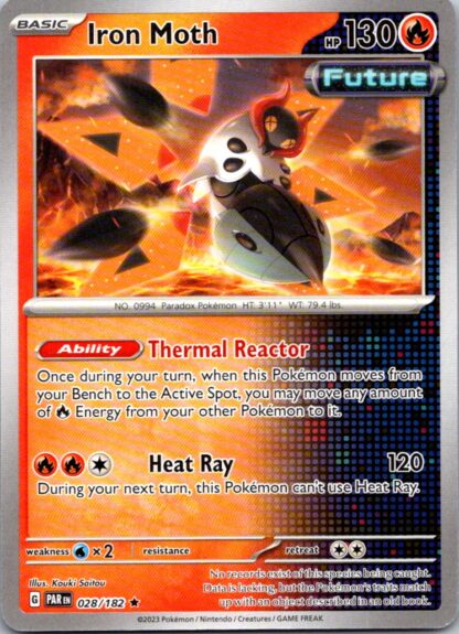 Iron Moth 28/182 Paradox Rift (Theme Deck Rare) (Exc Condition)