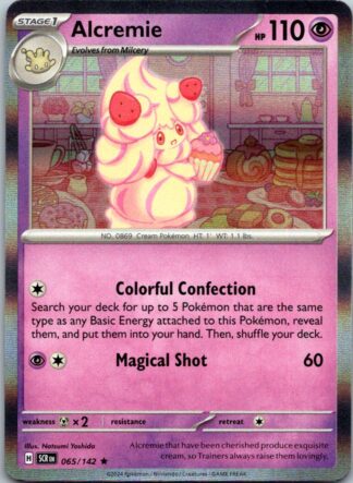 Alcremie 65/142 Stellar Crown (Holo) (NM-Exc Condition)