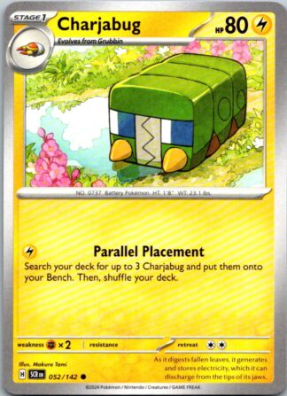 Charjabug 52/142 Stellar Crown (Common) (NM-Exc Condition)