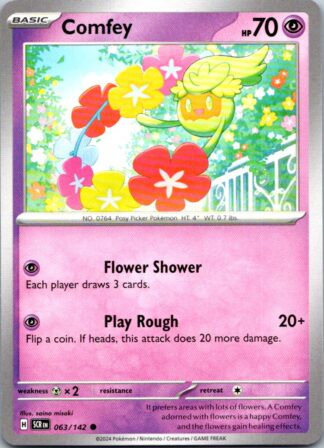 Comfey 63/142 Stellar Crown (Common) (NM-Exc Condition)