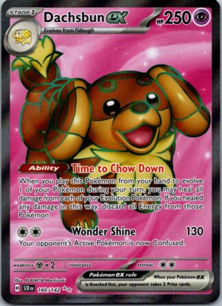 Dachsbun ex 160/142 Stellar Crown (Ultra Rare) (NM-Exc Condition)