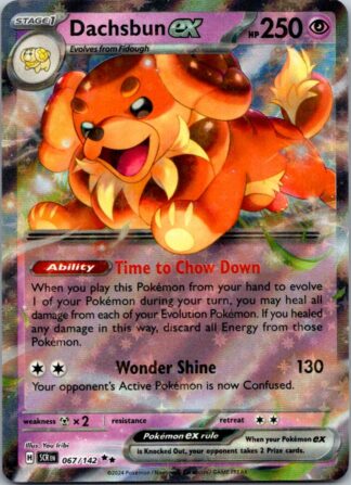 Dachsbun ex 67/142 Stellar Crown (Ultra Rare) (NM-Exc Condition)