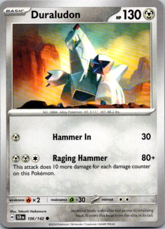 Duraludon 106/142 Stellar Crown (Common) (NM-Exc Condition)
